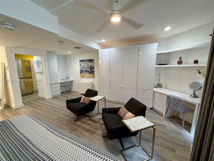 FOR WILLIAMS ISLAND RESIDENTS ONLY! ONE OF A KIND, STUDIO APT (SERVICE UNIT). DOUBLE UNIT, #122 AND #123, TOTALLY UPGRADED WITH BUILT IN FURNITURE & WALK IN CLOSETS. NEW KITCHEN WITH FULL SIZE APPLIANCES AND NEW BATH.