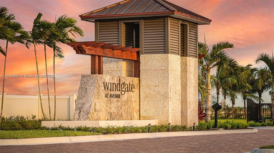 Brand new luxury community Windgate at Avenir features 5-star resort-style amenities. 4 bedroom and 3 1/2 bath home 16,000 sqft clubhouse, Pool, Fitness Center, Tennis Courts, Pickleball Courts,Tot Lots, Splash Pad, Dining, Event Lawns. Don't miss the opportunity to live in this beautiful, bright, and spacious 2-story home,2 car garage. Internet is included in the rent. Open floor plan featuring a gourmet kitchen with a large center island and ample cabinetry with a view of the dining area, great room, and covered lanai The primary bedroom suite includes two walk-in closets and a luxurious primary bath with a Roman tub, spacious shower, and dual-sink vanity Second floor features a spacious loft surrounded by additional bedrooms and bathrooms