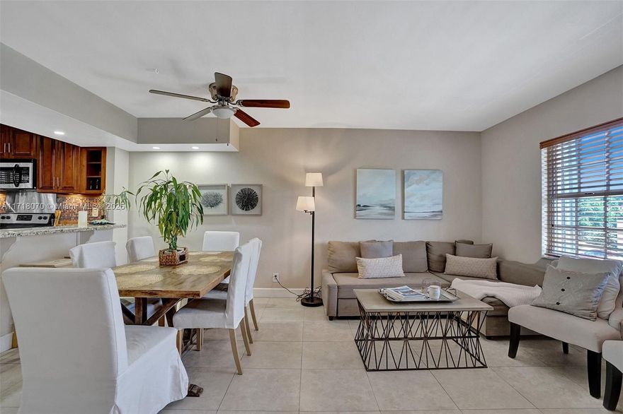 Looking for an investment within steps to the beach and famous Boardwalk? Look no further!  You have a true 4BD/4BA townhouse that is designed to maximize profits and enjoyment. You have on the bottom level a unique 1BD/1BA with its own entrance, kitchen, washer and dryer, master bathroom and tons of storage. As well as its own private patio behind the TH. 
The second unit which is directly upstairs with its own entrance has 3BD/3BA and balcony off the master suite upstairs that shares partial views of the ocean and intracoastal. Tiled floors, updated kitchen and bathrooms. Sold furnished and ready to occupy. One unit can be rented long term and the other unit can be rented every 14 days or 24X a year. Driveway parking and street parking. This is easily an investors dream!!!!