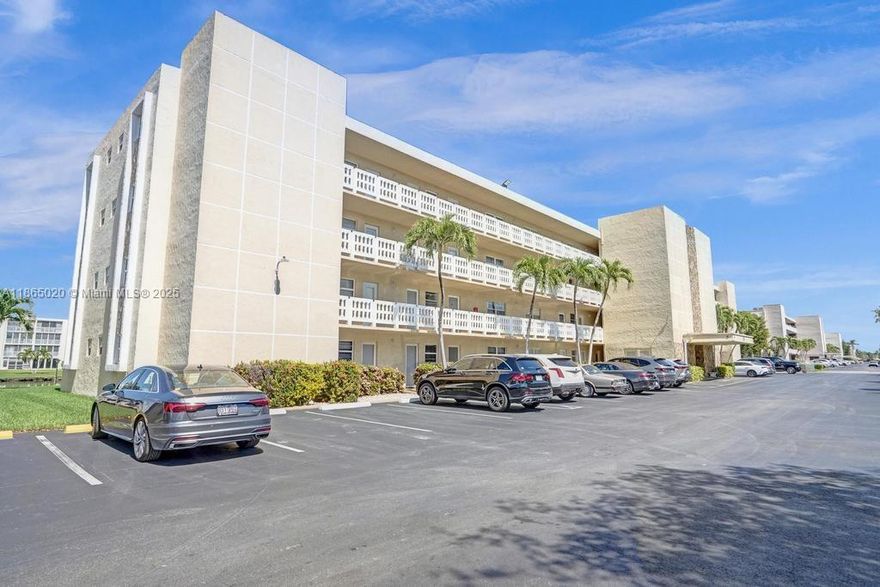 Best lake view! Impact windows, nice tile throughout. Split bedroom layout. updated baths. New roof 2024, Elevator 4 years old. No assessments. New Parking lot. Elevator redone. Glass entry door.  Building inspections complete and work has been performed. Building has a new fire alarm system. 2 miles to beaches. Close to shopping, dining, Jai-Alai, casinos, Hard Rock Hollywood, Hollywood Broadwalk, air & sea ports. Walk to grocery, banks, dining. Rules state one buyer must be 55 or older. OK to park 2 cars. No lease for 2 years. $450mo. fee. In 2026, monthly fee will be $510/mo. Quiet, well maintained, active community. Professionally managed.