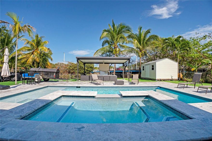 Spacious 4-bed, 2.5-bath single-family home with 2,899 sq ft of living space and a 13,875 sq ft lot. Features a newly updated pool (6-ft deep) with attached whirlpool, automatic chlorination, and pool equipment. Enjoy the covered patio with a new flagstone tile area, perfect for outdoor gatherings. Situated on a serene lakefront lot with 75 ft of water frontage. Chain-link fence for privacy. Located in the desirable Brandon Park North, just minutes from Biscayne Boulevard, providing easy access to shopping, dining, and major highways. Ideal for those seeking comfort and waterfront living.
This property offers an average income potential of $10K monthly. The seller is offering concessions to assist with closing costs or other buyer expenses.