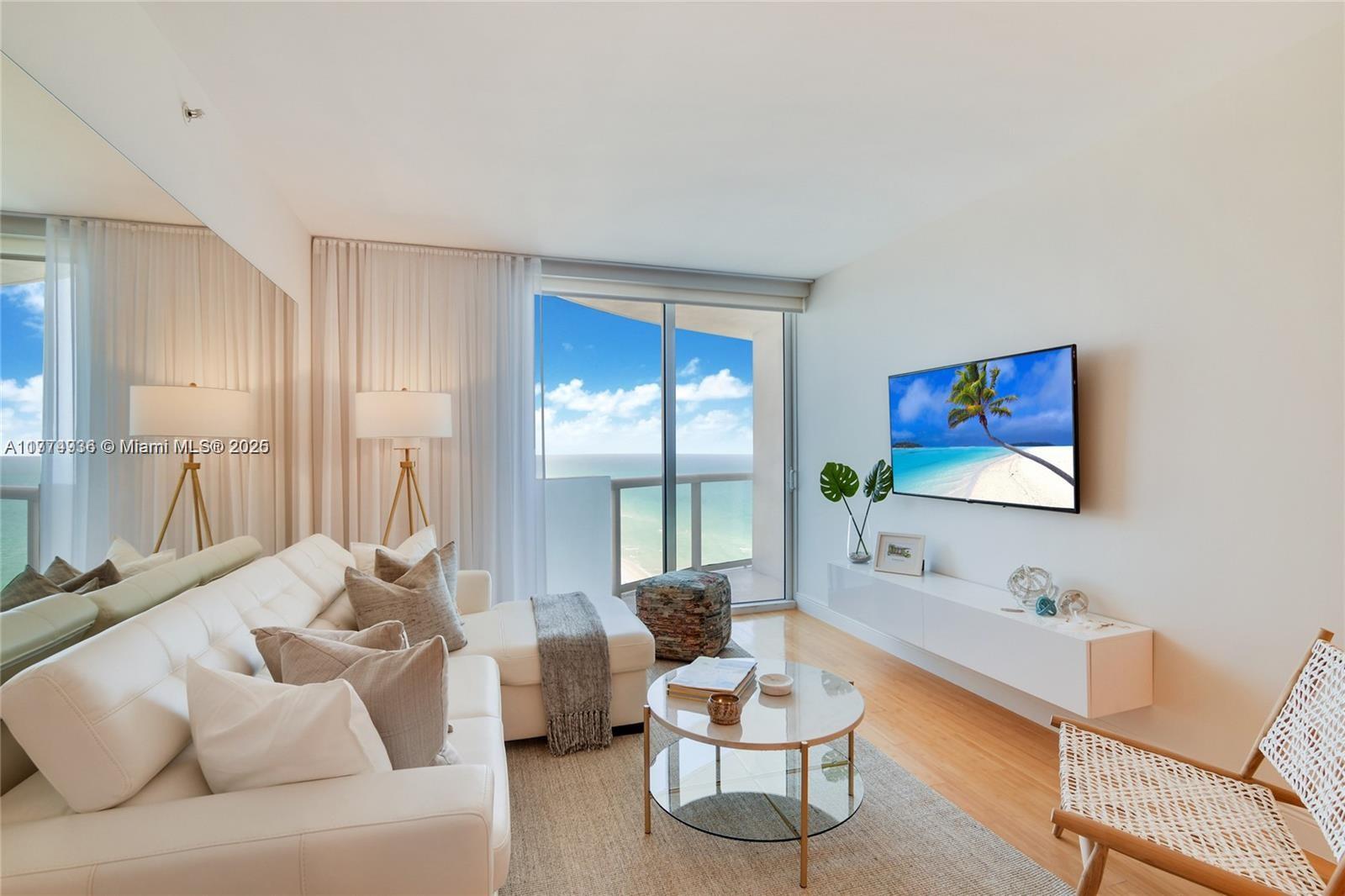 Rental Property at 6365 Collins Ave 2810, Miami Beach, Miami-Dade County, Florida - Bedrooms: 1 
Bathrooms: 1  - $3,450 MO.
