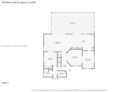 Tiny photo for 674 Clear Creek Drive, Sarasota, FL 34229 (MLS # A12004530)