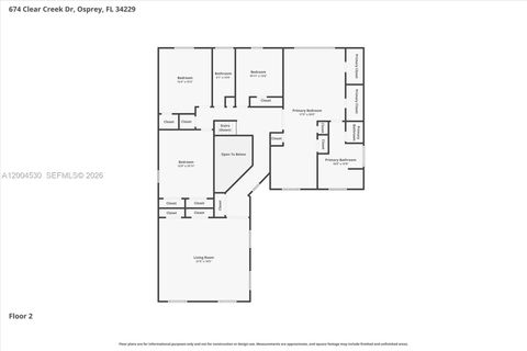 Tiny photo for 674 Clear Creek Drive, Sarasota, FL 34229 (MLS # A12004530)