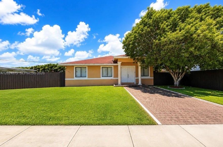 Spacious 4-bedroom, 2-bath single-family home situated on a generous 7,500 SF lot with plenty of space for parking, a pool, or even a boat. Roof replaced in 2021. This property offers endless potential with a large backyard and flexible outdoor space perfect for entertaining or future expansion. Conveniently located in a quiet residential neighborhood close to schools, shopping, and major highways. Perfect opportunity for homeowners or investors alike!