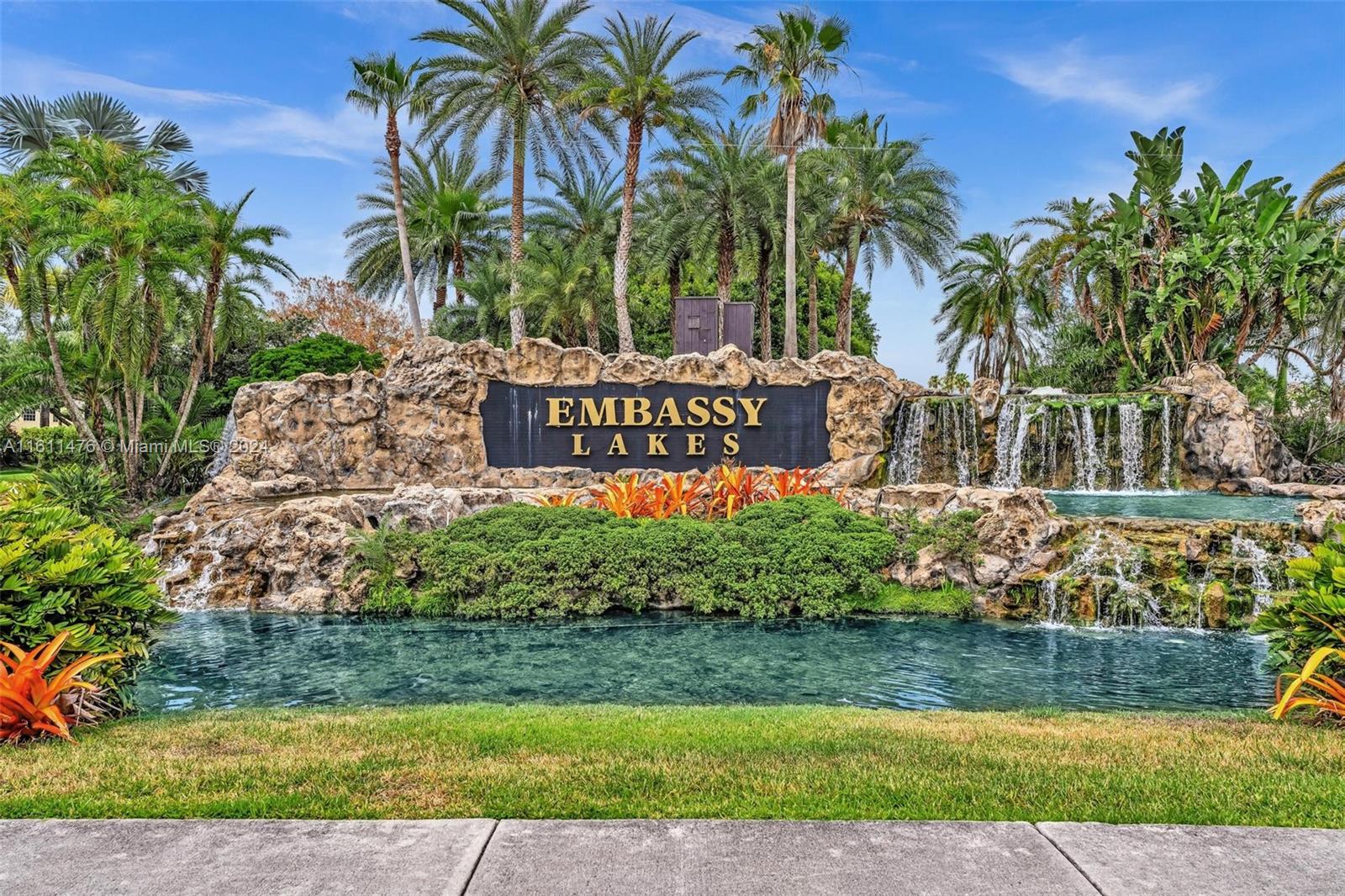 . Introducing a stunning 4-bedroom, 2.5-bathroom home in the prestigious gated community of Embassy Lakes. This beautifully remodeled house features spacious master bedroom with wood floors and a walk-in closet, renovated bathrooms with new tile, granite countertops, and modern vanities, an open-concept kitchen with a breakfast bar, stainless steel appliances, and granite countertops, flowing into the family room, dining area, and living space. Upgrades include impact-resistant windows and doors, a fenced backyard, a resort-style clubhouse, and a new roof installed in 2020. Conveniently located within walking distance to Embassy Creek Elementary School, and close to parks, I-75, Pembroke Mall.