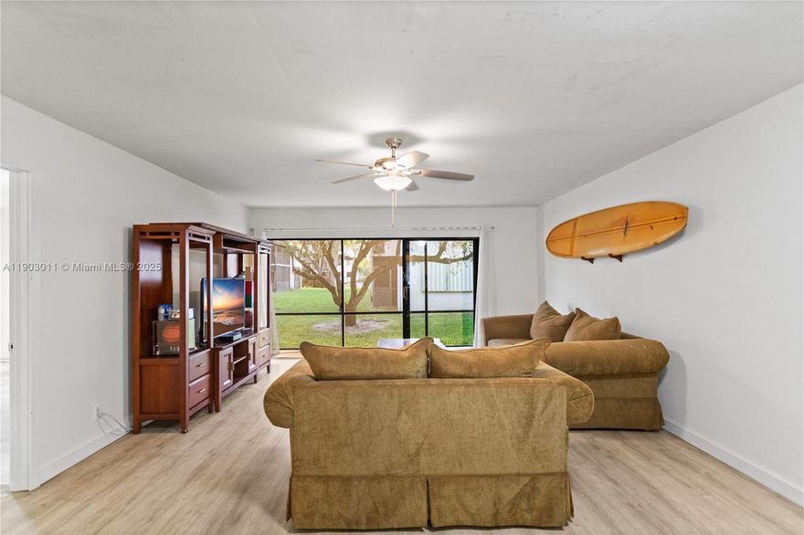 Welcome to this great opportunity at the nice Laurels at Margate, a lush and nice community known for its tranquil setting and convenient location near shops, restaurants, and major highways. This first-floor 2/2 condo with laminate floors has great potential. This could become your perfect retreat, with a lovely view. it is located in a safe set up for kids, close to the sports center, and beautiful pool and clubhouse. Your kids or you would love the comfort of having these amenities so close, basketball, soccer, tennis, barbecue area, also walk around in the most charming communities with Cypress Creek in the back. Across The Lakeside shopping plaza with Walmart, Marshalls and more & 2 min to Turnpike, 441, hospitals and just 12 min to the Pompano Beach and Pier.