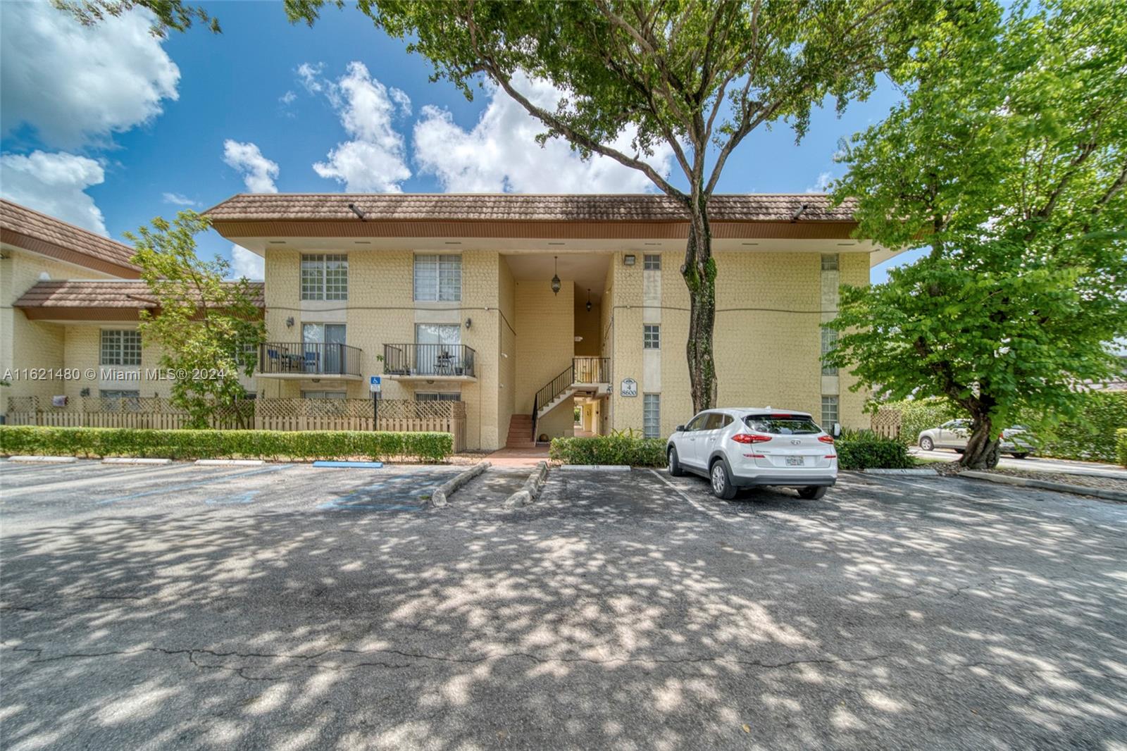 Move-in ready 2-bed/1 bath condo at Courtyards at Kendall. Conveniently located 1st floor spacious 1140 sqf layout with fully tiled floors throughout. Enjoy the upgraded kitchen with modern finishes and the tastefully renovated bathroom. Complete with Hurricane impact windows, and a large relaxing patio extending the length of the unit, to unwind with an access door leading to the pool area, tot lot playground, and mailbox. This quiet established safe community is centrally located between the 874 and Florida’s turnpike. Minutes from Miami Dade College, Baptist Hospital, shopping centers, and many great places. Amenities include a community pool, laundry facilities, gated secure parking, with assigned parking space, guest parking and a playground perfect for families with children.