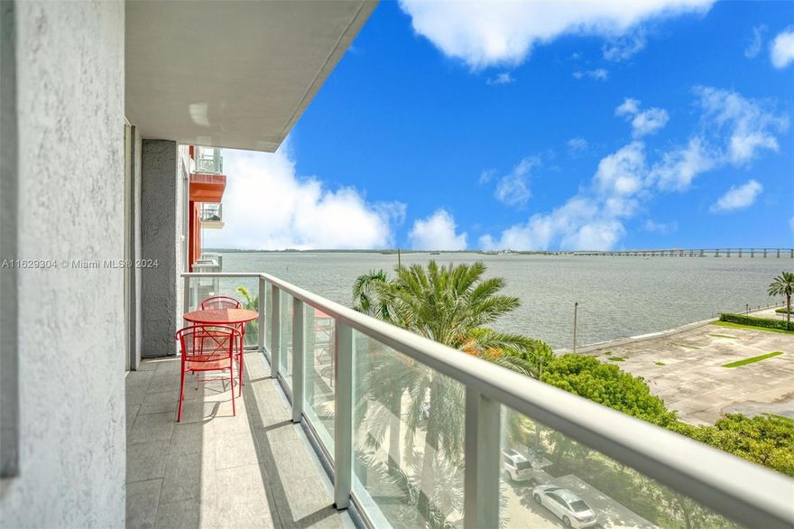 BEST PRICED UNIT AT THE BLDG. A rare opportunity to purchase an amazing 1 bedroom 1 bath with beautiful WATER VIEW & LARGE BALCONY in the luxurious The Mark Condominium w/ 5 star resort amenities situated in the heart of Brickell. FURNISHED AND READY TO MOVE IN.