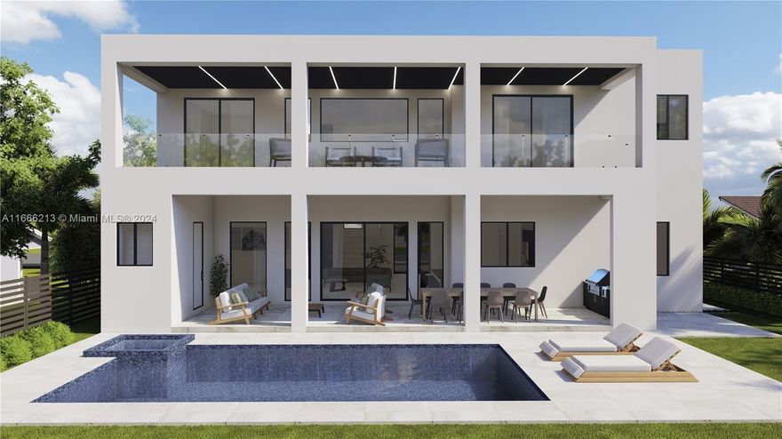 Beautiful pre-construction home (living area 4,900 sqft) to be built by seller on a rarely available vacant lot (8,250 sqft) in Fort Lauderdale Beach. The listing price is for the finished 2-story single-family home, featuring a gorgeous pool/spa, elevator, and more. A complete set of plans will be submitted for a building permit to the City of Fort Lauderdale. Neighboring the luxury residences around this property will benefit from the desirable location of Dolphin Isles. Close to downtown/Las Olas, beaches, shopping, restaurants, performing arts, airport, Port Everglades and all major expressways. Also listed separately as vacant land with plans for $1,650M (A11665801)
