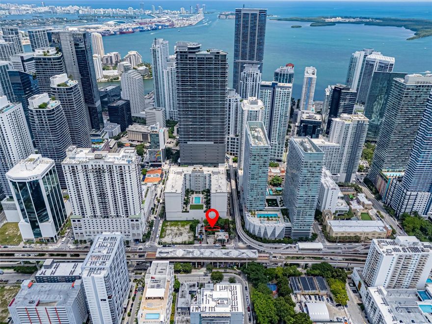 The property is located within the City of Miami and is zoned T6-48B-O which allows a density of up to 500 units per acre, a height of up to 80 stories (inclusive of bonuses), and a FLR of 27 (inclusive of bonuses). The property is also located within the Metromover Subzone of the Miami-Dade County Rapid Transit Zone Overlay and could be developed pursuant to those regulations which may allow for additional height and FLR without the payment of bonuses.