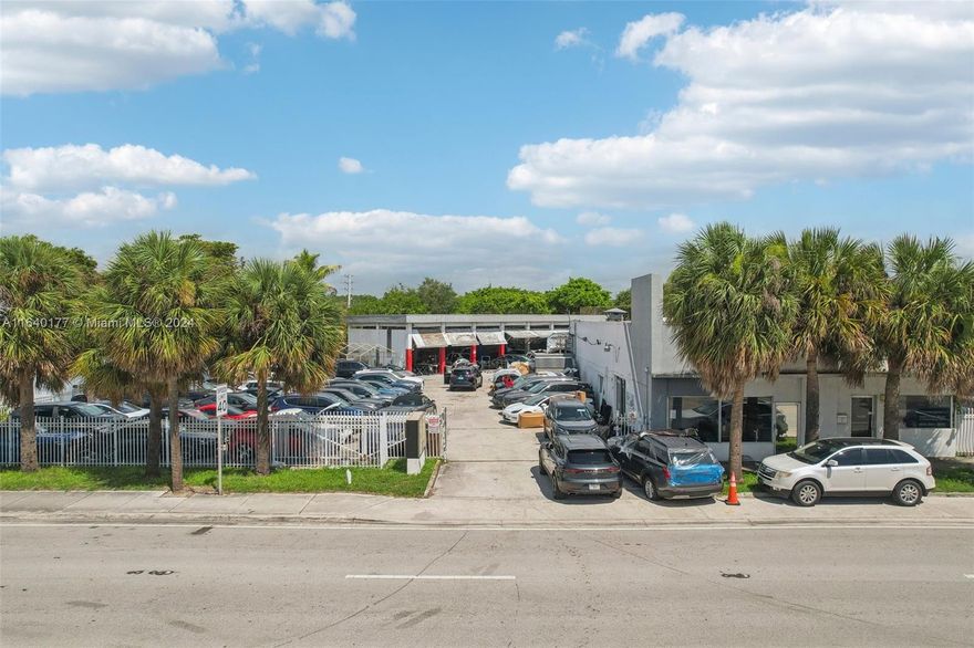 This prime commercial property on West Dixie Hwy presents a golden opportunity for visionary developers. With its strategic location in a high-traffic area of North Miami Beach boasting over 17,000 daily vehicle exposures, this 25,326 sq ft site is ripe for transformation. Currently home to a fully operational auto repair shop, the property features a 3,000+ sq ft building and offers incredible development potential. Zoned in the General Business District (B1 & B2), it allows for the construction of a high-rise building up to 15 STORIES HIGH. Imagine the possibilities: a mixed-use development with retail, office spaces, and residential units, or a modern commercial hub with amenities like restaurants, pharmacies, and cultural venues. With flexible zoning that supports a wide range of uses.