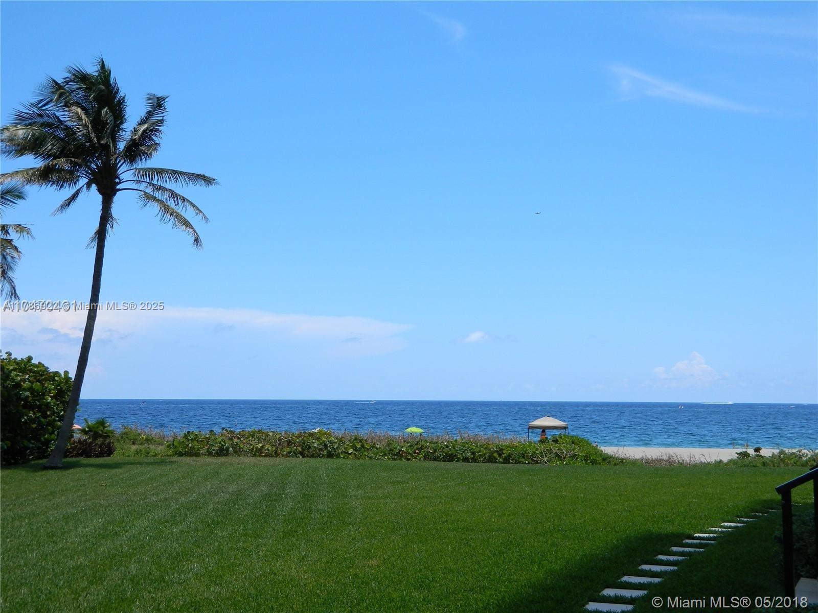 Well priced unit with Both Sunset Views from Balcony and Morning Ocean Views plus there are Ocean views from both bedrooms! Oversized Balcony overlooks the Intracoastal waterway & the Ocean w/ additional Bedroom access to balcony. Full size Washer & Dryer in unit for added convenience! Marble flooring thru-out & updated Open kitchen great for entertaining. 2nd Room can be converted to open and used as a Den. ALL AGES! Prime location between Lauderdale By-the-Sea: and Emerging Pompano Beach. Shopping, dining, entertainment, great beaches and Sea ranch lakes Publix shopping center w/in mile. Building recently painted and updated w/ reserves. Rentals after 1st year w/ a 3-month min. & twice per year max. Covered Assigned Pkg space & quick approvals. Furniture can be included for convenience.
