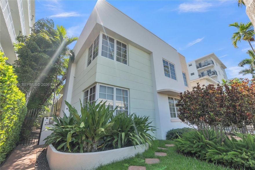 Excellent opportunity . Beautiful & completely upgraded 1 bedroom , 1 bath unit  in a boutique Art Deco building with only 10 units , immense potential , Very well maintained  with all impacts windows and doors , private entry ,nice landscapes ,Unit is in mint conditions , new Porcelain floor , bath ,  appliances ,  kitchen cabinets , freshly painted , washer & dryer inside the unit and many more has to see it . Building Ideally located just steps from  the beach ,Lincoln Road , Enjoy proximity to a big variety of restaurants ,shopping centers ,and  vibrant nightlife  that made it a prime ara and investments opportunity . Unit perfect for those looking to create their dream space ,or and investments for this lucrative rental market . Showing by appointment only.