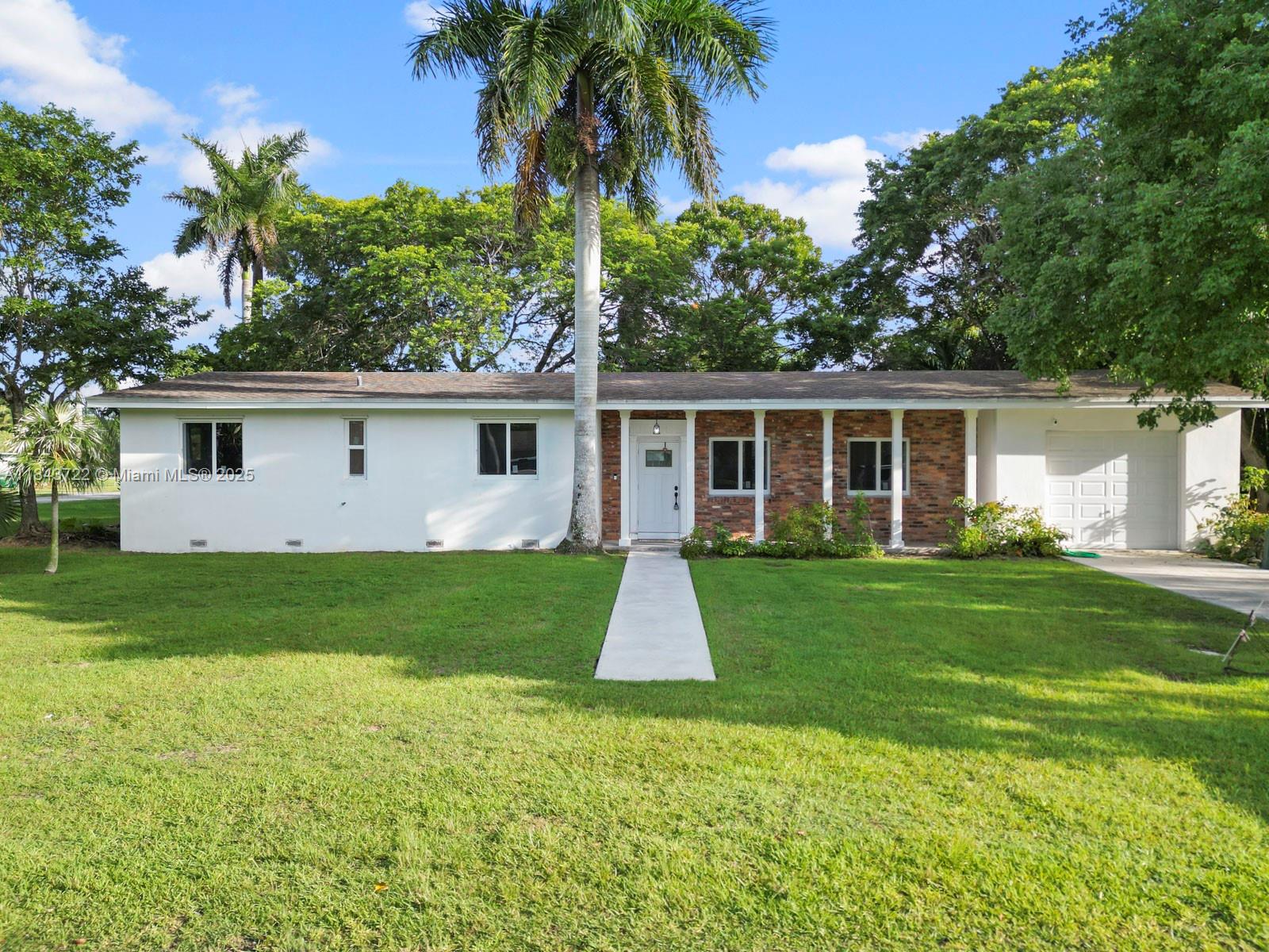 This solid-built four-bedroom, two-bathroom home is located on a spacious corner lot. The property features a new roof installed in 2021, along with new wood-look vinyl flooring in the bedrooms and terrazzo flooring in the main living area. The kitchen was recently updated in 2025, giving the home a modern feel.
Additional amenities include a screened patio, one-car garage, and a storage room with an extra room of solid poured concrete. Situated near shopping and dining options, this property is conveniently accessible for showings.