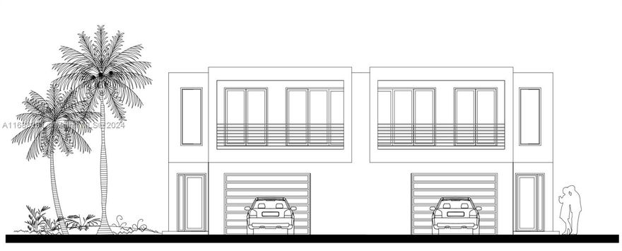 Exciting development opportunity! This corner lot is zoned for a duplex with plans available to build two modern townhomes, each featuring 3 bedrooms, 2.5 baths, and a 2-car garage. Each unit offers a small terrace off every room, allowing for seamless indoor-outdoor living. Enjoy a private patio area perfect for entertaining or relaxing. With impact windows, ample closet space, and a great residential location, this lot is ready for construction. Ideal for investors or builders seeking a high-demand area to create stunning new homes. Don't miss this rare opportunity! Owner plans and approvals are available as part of the sale.