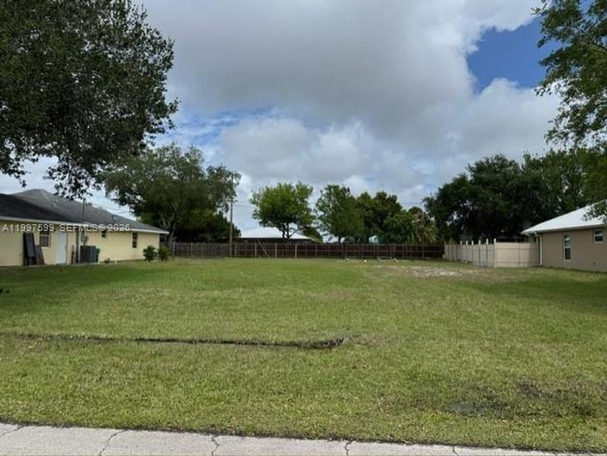 Great opportunity to own a 0.25 ac vacant lot in a growing residential area. Perfect for building your dream home, or holding for future appreciation. This spacious lot offers plenty room for a custom home, garage, pool, or outliving space. Conveniently located near schools, Hospital, shopping, restaurants, and major highways. Offering a clean slate with no clearing or demolition needed—saving time, cost, and hassle for the future owner or builder. No HOA. Don't miss this opportunity to secure land in a desirable and expanding community. Located in an area with continued growth and development.