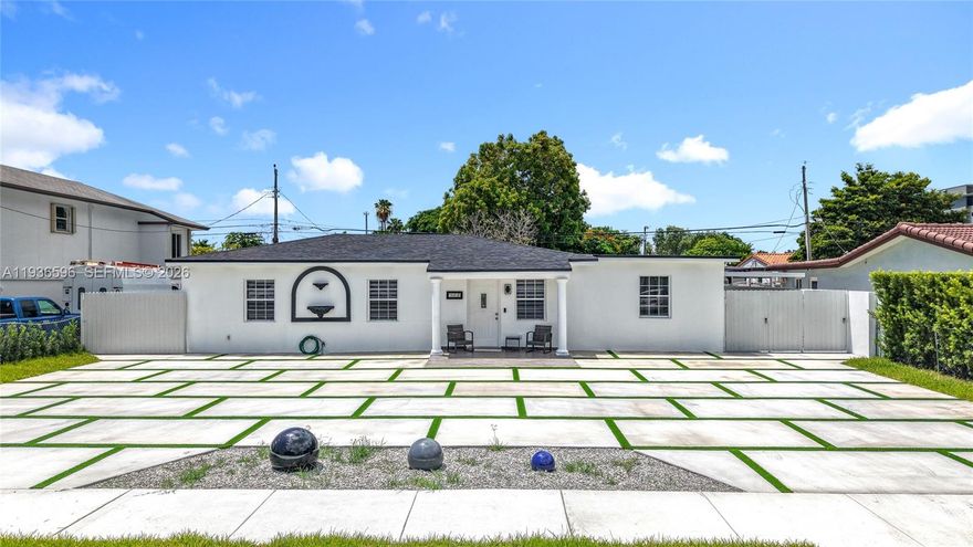 Prime South Miami Location! Don’t miss this beautifully renovated 5-bedroom, 3-bathroom residence offering style, flexibility, and exceptional income potential. The home features modern finishes throughout, a sleek open-concept kitchen, and an expansive driveway accented with custom turf inlays for added curb appeal.

Designed for versatility, the property includes two separate in-law quarters, making it ideal for extended family, multi-generational living, or high-income rental opportunities. Truly move-in ready and perfect for both homeowners and savvy investors.

Priced to sell with built-in equity, this is a rare opportunity in one of Miami’s most desirable areas. Motivated seller and easy to show. Conveniently located just minutes from top-rated schools, Coral Gables, dining, shopping, and major highways.

A must-see property offering space, location, and outstanding value!