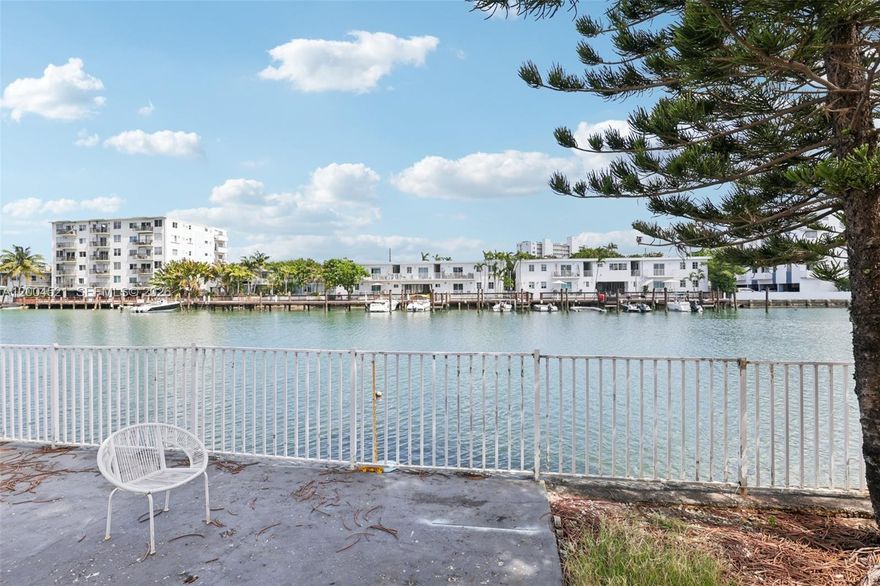 Experience the ultimate Miami Beach lifestyle in this unique, canal-front retreat. This home offers the perfect setting for those seeking a peaceful, private sanctuary with stunning water views. The interior features an efficient, open floor plan with clean, modern finishes, ample natural light, and Terrazzo flooring. The apartment has been newly painted, and the flooring has been professionally cleaned and sealed for added protection. All blinds and fixtures are also brand new. Step outside to enjoy the tranquil waterfront ambiance. With no HOA, no monthly maintenance fees, and no association oversight, this is a truly rare find that offers complete freedom and flexibility. Don’t miss out on this waterfront gem.