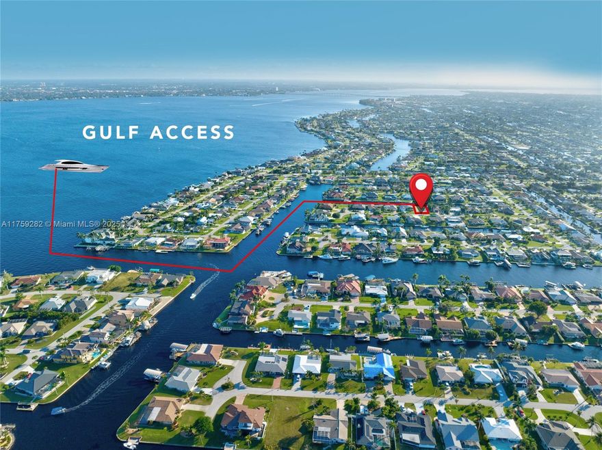 Great opportunity to build your home in Cape Coral, a waterfront paradise. Direct Sailboat Access to the Caloosahatchee River, and short distance to open water of the Gulf. Southern exposure, Seawall in place and Assessments paid in full. Easy access to fishing spots, local beaches, Fort Myers River District offering great restaurants, shops, galleries, and more to enjoy the best of Southwest Florida.