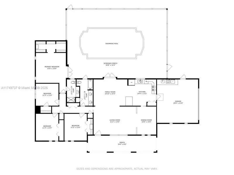 Palmetto Bay, Florida 33157, United States, 4 Bedrooms Bedrooms, ,2 BathroomsBathrooms,Residential,Active,115709