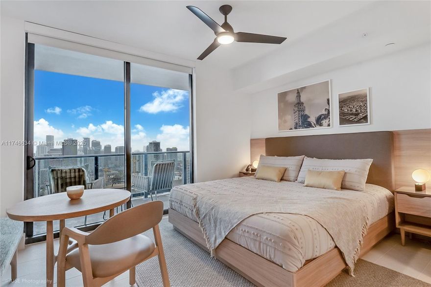 Nestled in Miami Worldcenter, the 2nd-largest urban development in the U.S., this turn-key studio offers a luxurious, vibrant lifestyle. Enjoy breathtaking south-facing views of Miami’s iconic skyline and Biscayne Bay. Designed by Urban Robot, the unit features chic, sleek interiors with smart technology. Ideal for investors, it has no rental restrictions, perfect for capitalizing on Miami’s booming rental market. Residents enjoy over 70,000 sq. ft. of amenities, including 5 restaurants, an infinity pool, fitness center, and 24/7 concierge. Steps from top cultural and entertainment venues, Miami Worldcenter will feature 1 million sq. ft. of retail, 4.5 acres of open space, nightclubs, and dining, solidifying its status as a premier luxury destination.
