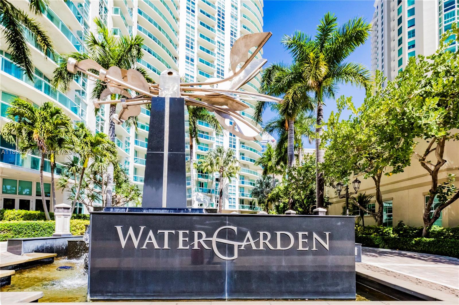 Furnished 1 bed 1 bath at The WaterGarden, 32 luxury stories located across from Riverwalk, just a short walk to Las Olas. Property has 24 hour valet, 24 hour lobby, and upscale, resort-style amenities. Kitchen has stainless steel appliances, granite counters and an induction cooktop. Bedroom has oak floors, a ledgestone wall, floor- ceiling impact windows and 2 custom closets. Full size washer and dryer in the unit. Great views from the oversized balcony with impact glass doors. Watergarden amenities include a 2 story fitness center, movie theater, concierge, lounge, yoga room, club room, library, business center, and a HUGE recreational deck with heated pool, spa, bar area, and kitchen/grills. 1 assigned parking space. Fast assoc. approval. Great landlord.