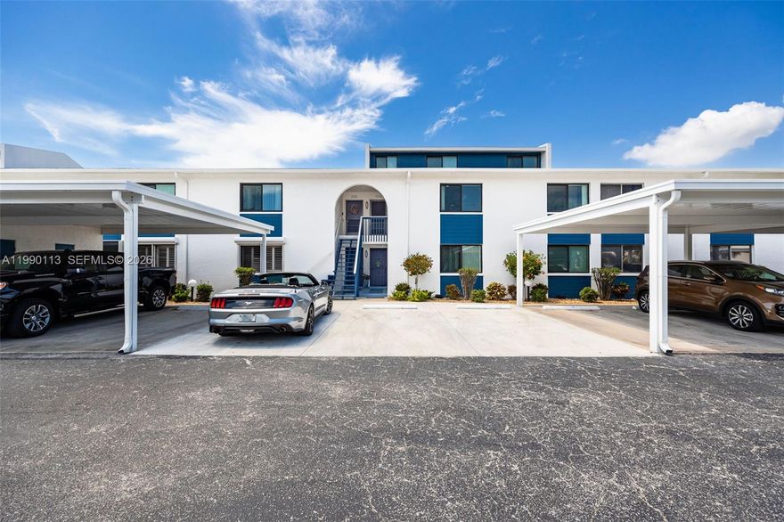 Experience the Southwest Florida waterfront lifestyle in this beautifully updated direct Gulf access condo in Cape Coral, offered fully furnished and move in ready. Ideally situated along a scenic canal with quick boating access to the Gulf of Mexico and a dock available for lease, this two story residence is perfect for those who enjoy life on the water. The interior has been completely remodeled with a fresh modern design, featuring hurricane impact windows, high end finishes and a spacious layout that lives like a single family home with separate living and dining areas and an updated kitchen. Natural light fills the space, highlighting the quality craftsmanship throughout, while the second level offers privacy and flexibility for a primary suite, guest space or home office. Just steps away, enjoy a resort style community pool that enhances the relaxed waterfront setting. Conveniently located near downtown Cape Coral with easy access to dining, shopping and entertainment, this property presents a rare opportunity to own a direct Gulf access condo that blends boating convenience, modern upgrades and a prime location into one exceptional offering.