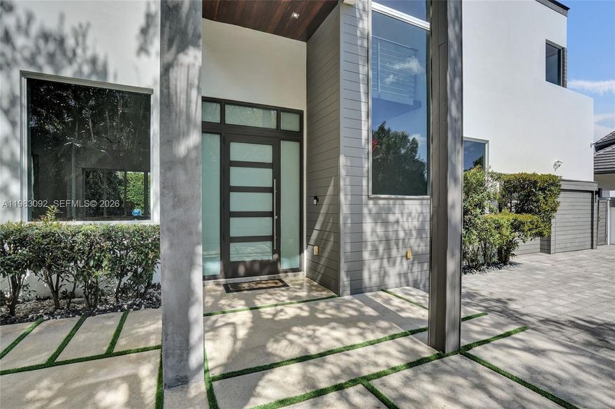 Fully rebuilt and meticulously renovated in 2017, this extraordinary 6BD/6.5BA estate in a prestigious gated North Miami Beach community offers the look, feel, and quality of new construction—truly a home that has it all. Designed for elevated modern living, with double-high ceilings throughout the house, 24*36 marble floors. Expansive light-filled interiors, and a spectacular chef’s kitchen with marble countertops, Sub-Zero appliances, gas range, and sleek custom cabinetry.
All 6 bedrooms feature en-suite baths, including a stunning primary suite with a private balcony overlooking a tranquil backyard oasis, plus a dedicated office. Thoughtfully designed for both comfort and entertaining, the home offers multiple living areas, upstairs and downstairs family rooms, maid’s quarters, laundry room, garage, and a whole-home water filtration system.
Step outside to your private resort-style retreat with a heated saltwater pool surrounded by lush, manicured landscaping—perfect for unforgettable gatherings or serene everyday living. Community amenities include playground, tennis & basketball courts and pavillon.
Ideally located just minutes from the beach, Aventura Mall, top-rated schools, and major highways. A rare opportunity to own a like-new luxury residence in one of North Miami’s most sought-after gated communities.