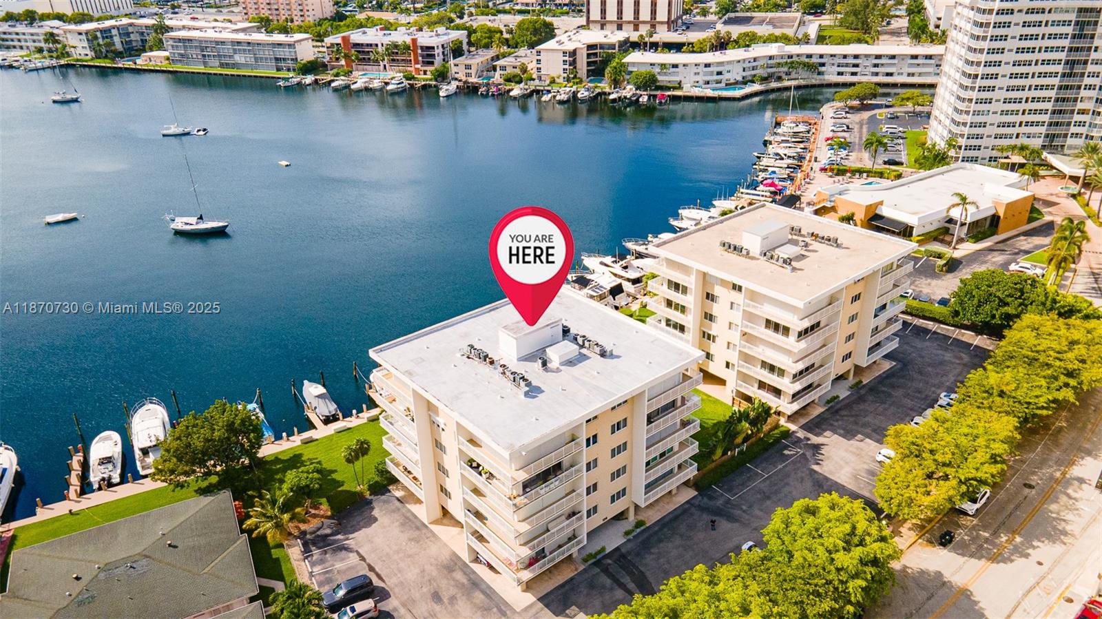Spacious unit with Boat dock #6 downstairs in the back of the buildimg has a panoramic views of Golden Isles Lake from oversized wraparound balcony. Updated 2BD/2BA in Hallandale Beach close to all the stores, schools, restaurants. 20 min from Ft. Lauderdale airport. Water views from the living, dining , and bedrooms. Unit has 2 storage's. The building offers a pool, community room, marina access, barbeque area and laundry shared by just 4 units per floor. Newer roof, maintained A/C, and extra 2 storages.