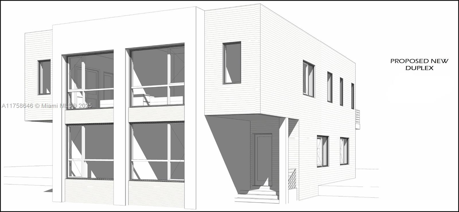 Build your own duplex! This is a great corner lot in Miami with a conceptual plan (Plans are approved for a similar site and can be applied to this site as well). The area is bustling, and this is a great time to get into it. Close to many schools and lots of new construction in the area.