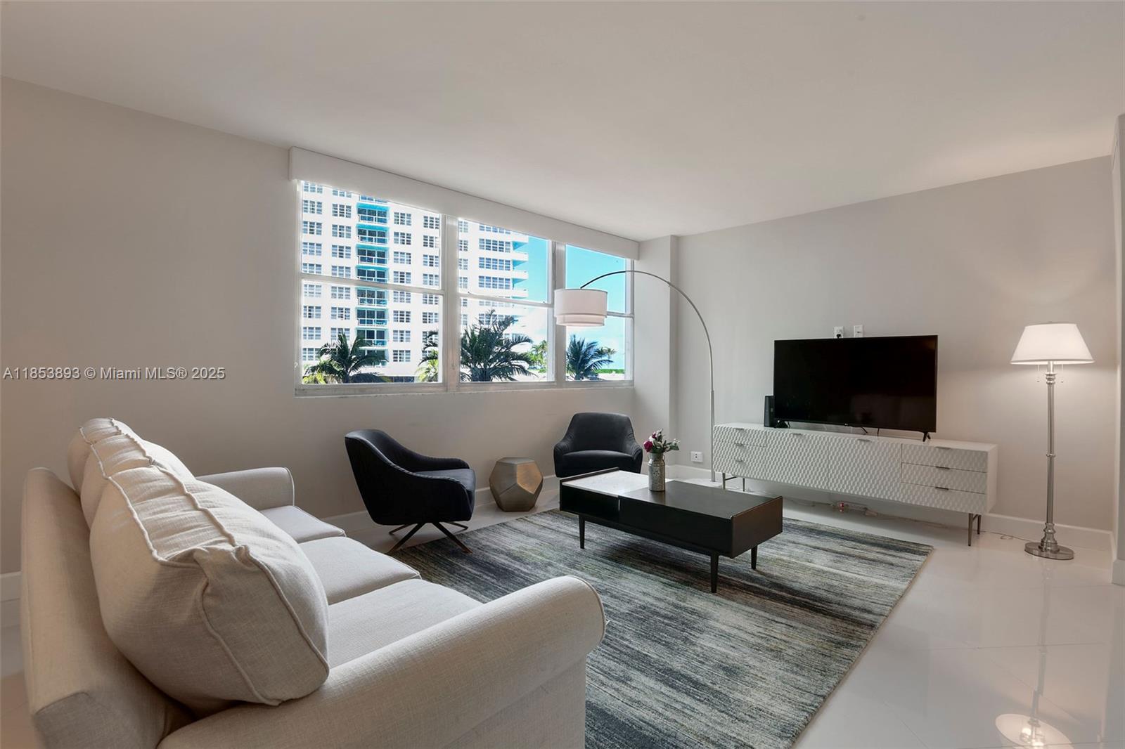 Furnished 1 bedroom / 1.5 bathrooms featuring modern west elm furniture. It is available for a 6-month and one week lease. The water/sewer/trash, one valet parking, Wi-fi and cable is included in the rent. The building offers library room with ping pong table, cabanas, heated pool, fitness center, outdoor sitting areas, bbq, children's playground and direct access to the beach. It is perfectly located in Miami Beach on Millionaire Row, minutes away from South Beach and all the Miami fun! Like living on vacation! Easy to show.