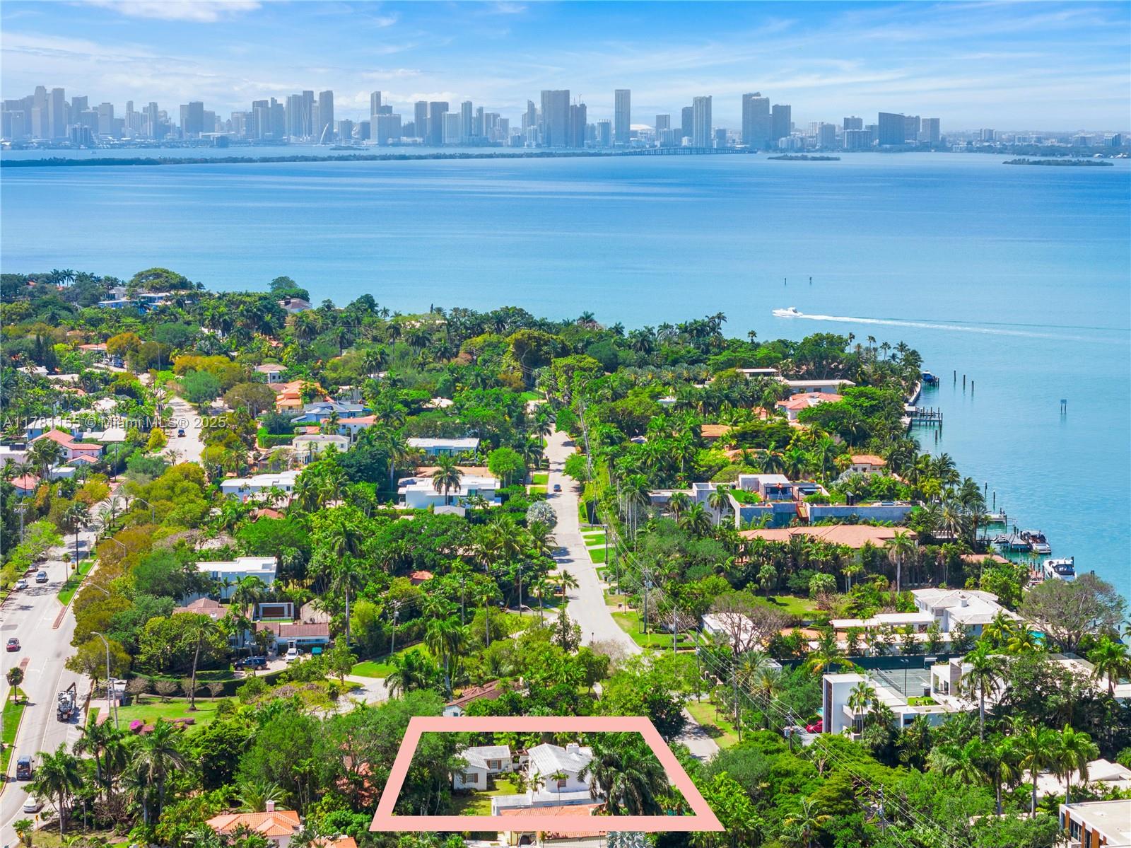 PRIME OPPORTUNITY TO DEVELOP THIS NEW CARIBBEAN COLONIAL STYLE HOME WITH APPROVED PLANS & PERMITS LOCATED ON THE PRESTIGIOUS NORTH BAY ROAD! Renovate Original 1934 Carlos Schoeppl Home OR Save 2 Years of Time by acquiring this property w/Approved Plans for a 4,998 SF Home inspired by French-Caribbean Chic Design on Oversized 11,000 SF LOT. Pool wrapped in Curated landscaping. French Doors lead to Outdoor Dining Area in Spacious Backyard w/Pool & Summer Kitchen. Sunlit First Floor w/Separate Living Area + Dining & Kitchen Wing w/Additional Family Room & Den. Spiral Staircase to 2nd level featuring a Primary Suite w/Double Vanity Sink, Soaking Tub & Walk-in Closet. Each Bedroom features a Private Balcony w/Ensuite Baths + Walk-in Closets. Minutes from La Gorce Country Club & La Gorce Park.
