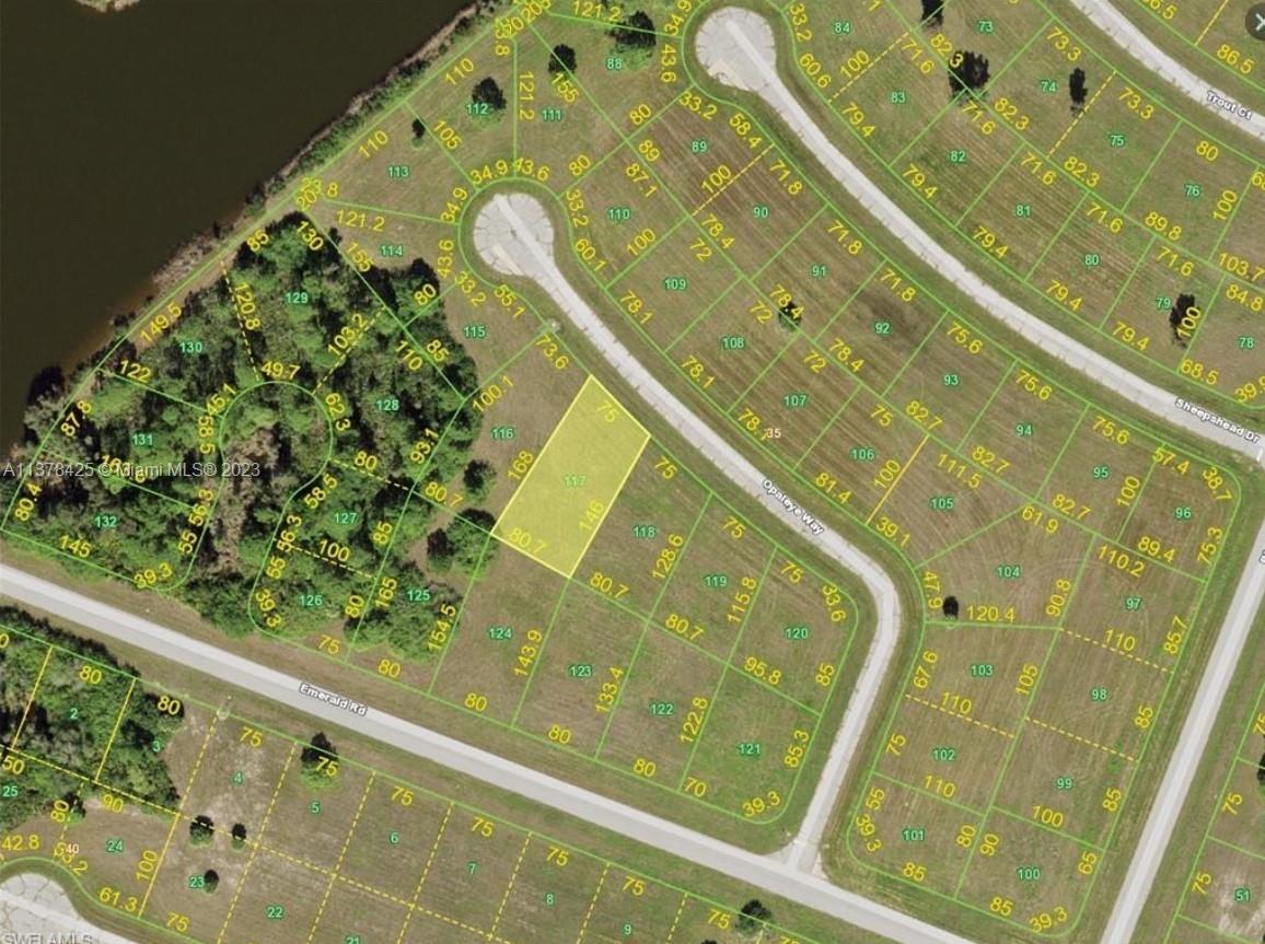 Great lot to build your next home! Be part of the quiet Meadows and Villas! Minutes away from beaches and islands! **OPTIONAL INVESTOR PACKAGE** Multiple lots available in the area.