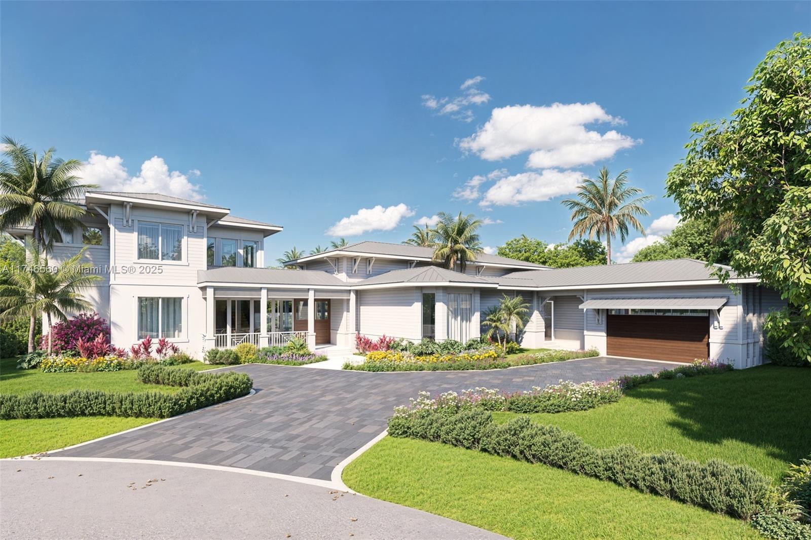 Don't miss this exceptional opportunity to build your dream home in this residence, complete with approved architectural plans by Praxis Architecture for a stunning modern costal-style estate. Ideally located on a new cul-de-sac in The Grove At Pinecrest, this expansive 7,289 SqFt home is thoughtfully designed with four bedrooms on the main level and three additional bedrooms upstairs. The seller can offer the flexibility to custom-build the home, allowing you to select finishes and design elements that align with your unique vision and lifestyle.
