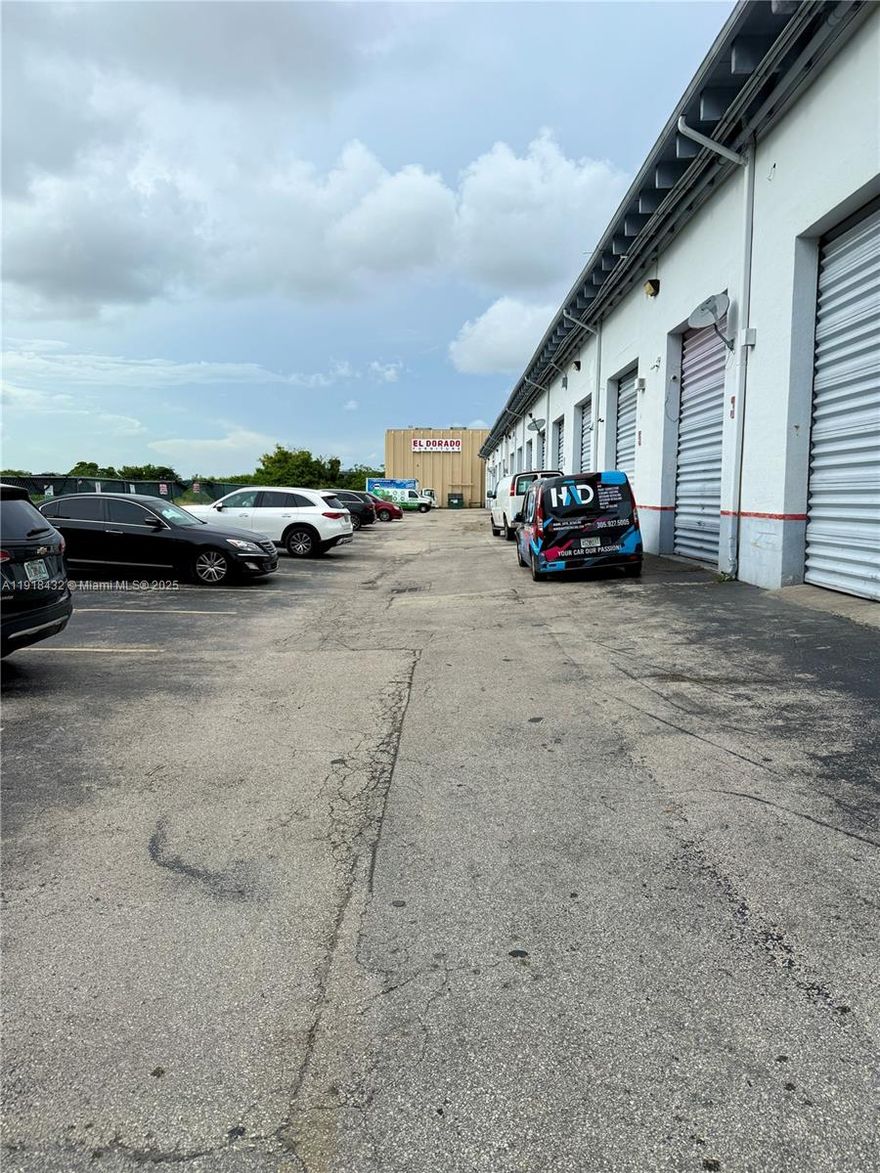 This ±1,350 Sq.Ft. industrial warehouse-office unit in Doral Flex II Condominium offers a strong blend of functionality and strategic location. The space includes a 10’ x 12’ street-level roll-up door, ±20' clear ceiling height, and two assigned parking spaces. Inside, it features a second-floor office equipped with a new A/C unit capable of cooling both the office and the warehouse area, thanks to an added air duct that distributes airflow throughout both levels. A bathroom is located on the first floor, and the entire unit is illuminated with energy-efficient LED lighting for enhanced visibility during operations.
Additional features include 110V and 220V electrical power, a durable Twin-T concrete roof, and hurricane-resistant doors and windows that were replaced just a few years ago. The unit has been well maintained and is ready for immediate occupancy. Its prime location provides excellent access to Palmetto Expressway (SR 826), Dolphin Expressway (SR 836), and Florida’s Turnpike, making it ideal for businesses focused on distribution, light manufacturing, or logistics within Doral’s top industrial corridor.