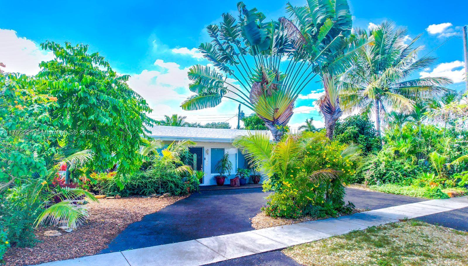 Rental Property at 1130 Ne 23rd Pl, Pompano Beach, Broward County, Florida - Bedrooms: 2 
Bathrooms: 1  - $3,500 MO.