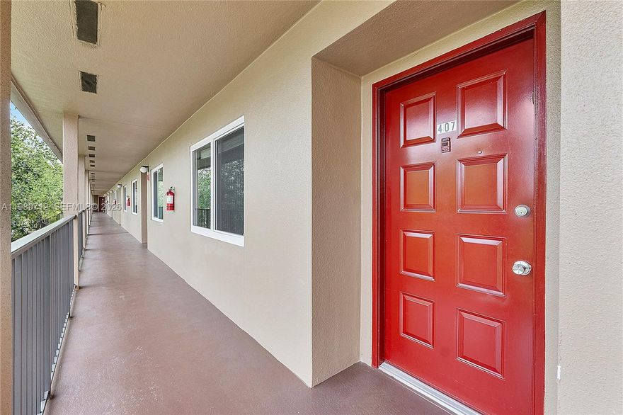 Century Village, a sought-after 55+ community in Pembroke Pines, this spacious 2-bed, 2-bath condo offers 1192 sqft of comfortable living space with impact windows providing safety and energy efficiency. The air conditioner unit was replaced in April of 2026 and carries a 10-year warranty.  Positioned just two doors from the elevator, this unit offers effortless access for convenience and ease. Inside, you'll find the convenience of a washer and dryer. Enjoy resort-style amenities, including multiple pools, tennis courts, and a golf course perfect for an active lifestyle. The community also offers an on-site restaurant, pharmacy, and convenience store. Plus, with a shuttle service to and from the city of Pembroke Pines, transportation is a breeze. Experience the best of 55+ living in a vibrant, welcoming community. Don't miss this opportunity schedule your showing today!