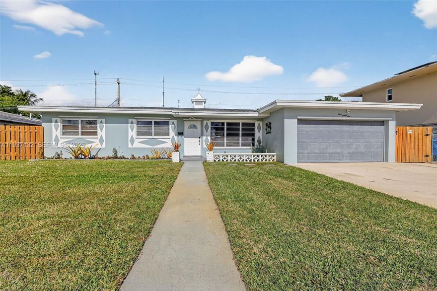 Beautifully remodeled 4-bedroom, 2 Full Baths + 5TH DEN ROOM 2 Car garage, waterfront home located in the desirable Sierra Mirada community, just 1.5 miles from Hard Rock Stadium. This residence offers 2025 updates a spacious split floor plan with 2,760 sq ft, designed for both comfort and entertaining and NO HOA!

Situated on an extra-large lot along the Snake Creek Canal, the property features a waterfront canal with access leading to the ocean, fixed bridges, plus a walking path along the canal, perfect for daily strolls and enjoying the water views.

Recent upgrades include a brand-new roof (2024), fully updated kitchen and bathroom (2025), and new flooring throughout. The home also features a screened-in saltwater pool, indoor bar, and cabana bath, ideal for indoor-outdoor living.

Additional highlights include gas stove, gas water heater (2021) with city gas (no tank), central vacuum system, and extra large lot, room to store all your toys. The flexible layout, waterfront setting, and proximity to major attractions make this property ideal for personal use or as an investment opportunity! Convenient access to major highways, shopping, dining, and entertainment. This is a sign! The only thing missing is your offer!!