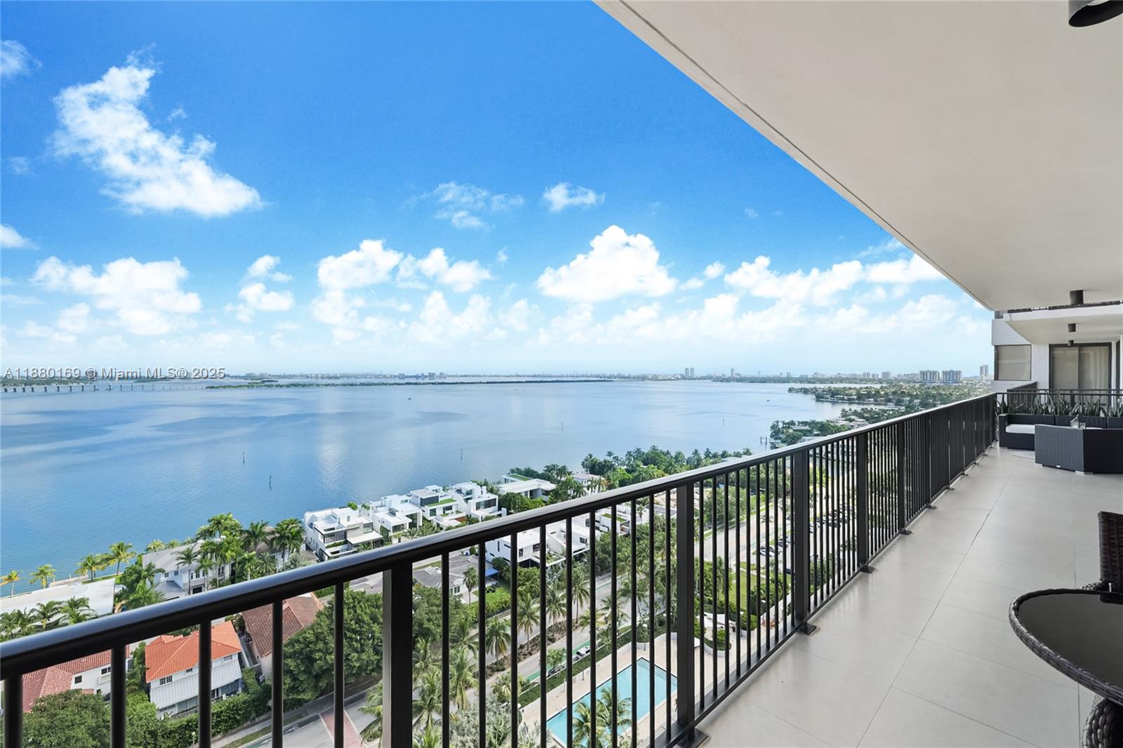 Experience elevated living at 1000 Venetian in this 3 bedroom, 3 bath residence showcasing panoramic views of Biscayne Bay, Downtown Miami, and Miami Beach. Floor-to-ceiling glass fills the open living spaces with natural light, while two expansive terraces north and south facing offer stunning sunrise and sunset views. Interiors feature polished marble floors, custom wood accent walls, and a sleek kitchen with island and terrace access. Spacious bedrooms each connect to outdoor living, with serene water views throughout. Residents enjoy boutique luxury amenities including 24-hour concierge, two pools, jacuzzi, fitness center, spa, tennis courts, basketball, play area, and dog park. One of Miami Beach’s most coveted addresses.