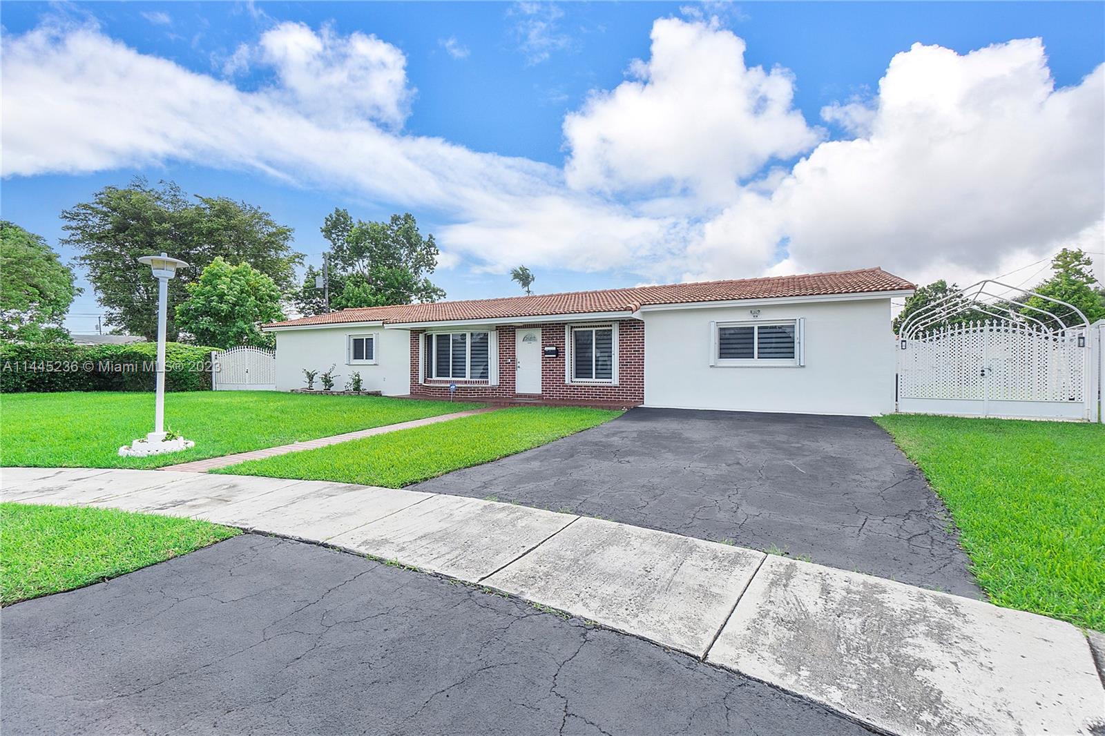 HUGE LOT 16,240 sq. ft lot. 3/2 Westchester Gem! First time on the market in over 50 years. Drive up to a peaceful cul-de-sac. This home has been meticulously maintained by the same owners for over 50 years, walk into the sunny living room/ dining room with custom cascade shades, this home features 2 family rooms, washer / dryer room, a bonus room. There are 3 bedrooms and 2 bathrooms plus 2 enormous walk in closets. Covered patio. The outside shed is air conditioned. The home has a combination of central AC plus the family rooms have additional AC wall units. Plenty of parking for up to 4 cars. Steps to Coral Park Elementary. Conveniently located to Palmetto Expressway, shopping & restaurants.