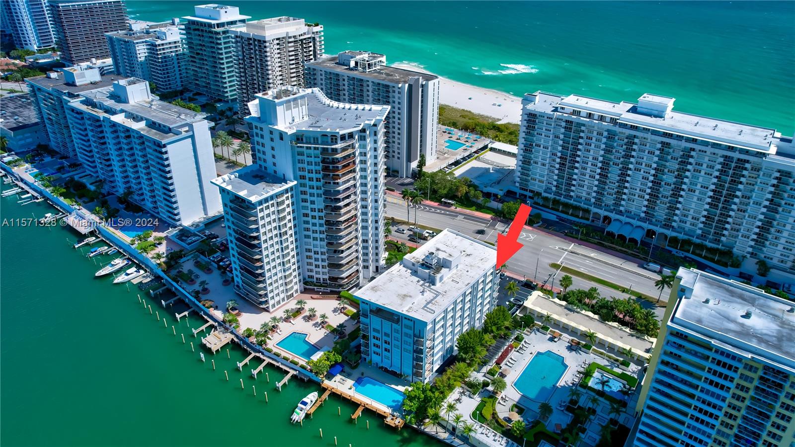 Property for Sale at 5640 Collins Ave 8A, Miami Beach, Miami-Dade County, Florida - Bedrooms: 2 
Bathrooms: 2  - $995,000