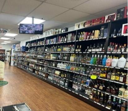 Great Business Opportunity in a Great Location! Liquor store for sale. More than 35 years in business. Publix Supermarket, Chase, Wells Fargo Bank and Bank of America, CVS, Restaurants, Dental and Vet Offices. Liquor license, POS System, Security Cameras, Wall Shelving's, Gondola displays, Fancy Wire Racks, etc. All included in price. Merchandise inventory approx. $190,000 NOT INCLUDED in sale price.