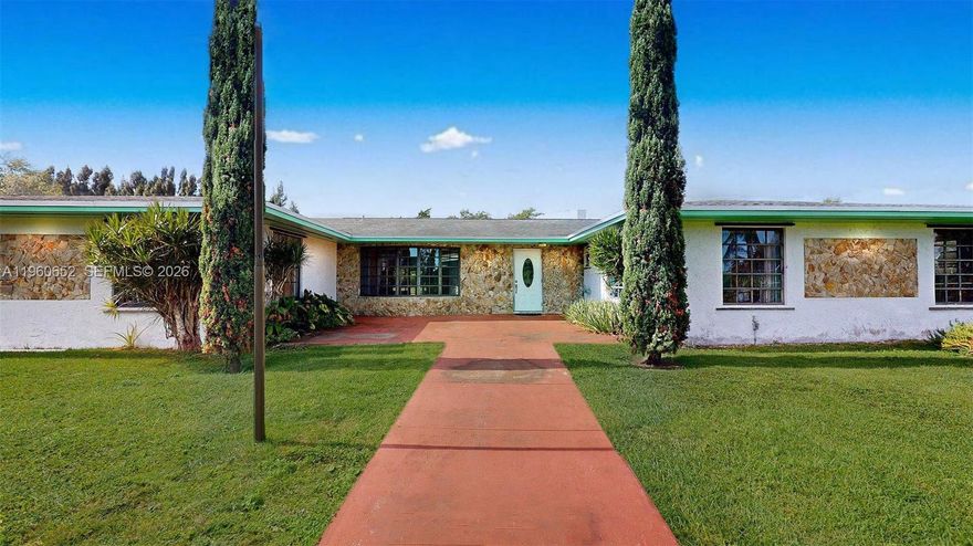 Discover the peace and privacy you’ve been looking for! This is the perfect home to remodel and customize to your taste. Featuring 4 bedrooms and 2 bathrooms, a spacious living and dining area, a florida room, and a terrace ideal for enjoying time with family and friends. If you love outdoor space, this property sits on over an acre of land—perfect for adding a pool, storing a boat, and so much more. Motivated sellers.