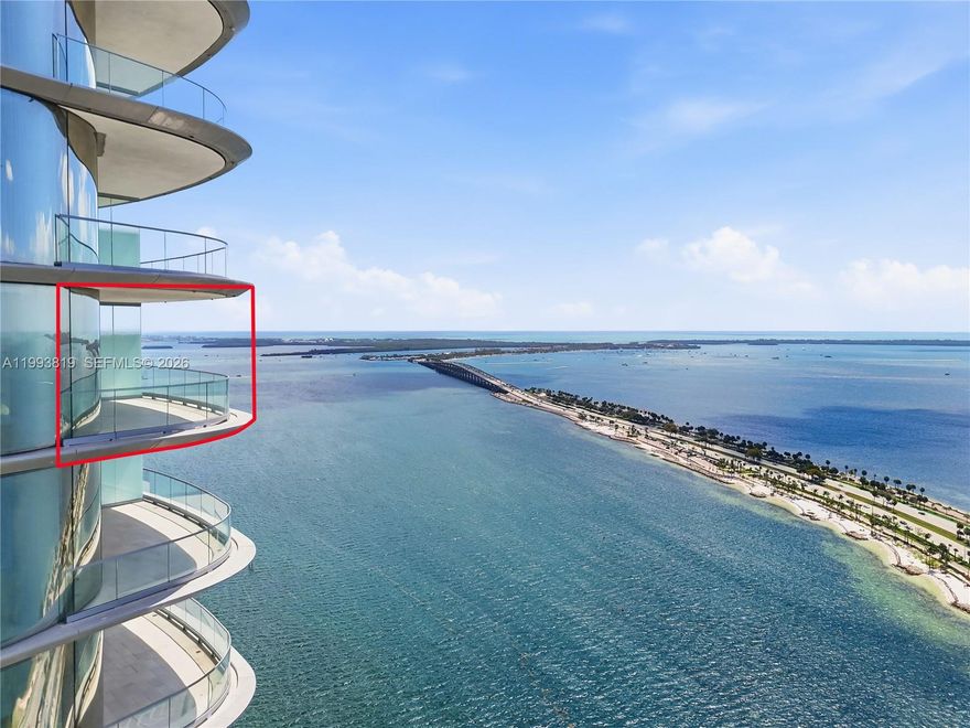 Experience elevated waterfront living at UNA Residences in this brand-new 4-bedroom, 3.5-bath residence on the 31st floor. This thoughtfully designed home features a private elevator entry, expansive floor plan, and floor-to-ceiling glass that frames stunning southeast views over Biscayne Bay, including Coconut Grove and the open water.

The residence showcases wood flooring, a fully equipped kitchen with Gaggenau appliances, and generous living spaces that seamlessly connect to a spacious terrace. The layout offers both functionality and privacy, ideal for modern living.

Additional features include two assigned parking spaces and dual air conditioning systems for enhanced comfort.

UNA Residences is a newly completed, architecturally distinctive waterfront tower offering a curated lifestyle with resort-style amenities, including 2 pools, a fitness center, and a spa. Ideally located in Brickell with convenient access to Coconut Grove, Downtown Miami, Key Biscayne, and Miami International Airport. 

***Furniture Images are virtually staged.