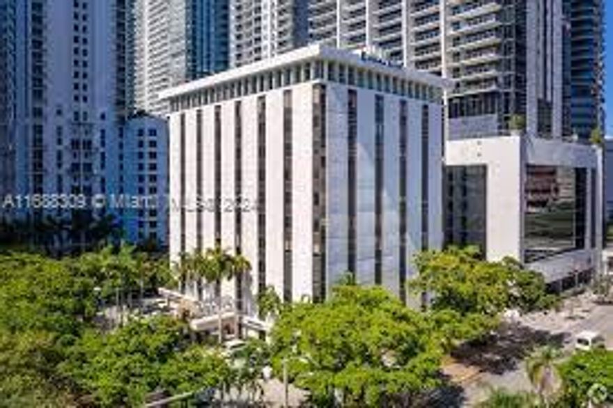 Incredible opportunity for investment or owner user in the heart of Brickell. This office is professionally laid out utilizing the space incredibly efficiently. It offers 5 offices; one large corner execute office with great views. Large conference room and kitchenette area. Beautiful built in reception area with gorgeous feature wall. All tile floors and LED lighting throughout. Office is currently leased to solid tenant with 1 year remaining on lease term. Buildings maintenance provides property insurance, water, electricity janitorial services, 3 parking garage spaces, surface valet parking for clients. Walking distance from the Metro mover, Metrorail, the famous Mary Brickell village known for its restaurants and shops and the Brickell City Centre