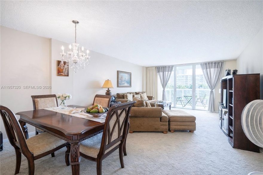 Spacious 1-bedroom, 1.5-bath residence at the desirable Hallmark of Hollywood, ideally located at 3800 S Ocean Dr. This south-facing unit offers pleasant views of the pool area and the Intracoastal Waterway, with abundant natural light throughout the day.The condo features a new A/C system and water Heater, new carpet throughout, and a kitchen updated. The bathrooms are original and offer a great opportunity for customization. 1 assigned garage parking space is included. The Hallmark is a full-service, amenity-rich community offering 24-hour security, a heated pool, fitness center, library, card and social rooms, and courtesy bus service. Ideally located across from the beach with easy access to shopping, dining, Gulfstream Park, and major airports. An excellent option for full-time living or a seasonal retreat, enjoy South Florida living in a well-established, well-managed building with exceptional amenities.Perfect for year-round living or a seasonal retreat in one of Hollywood’s most established communities.