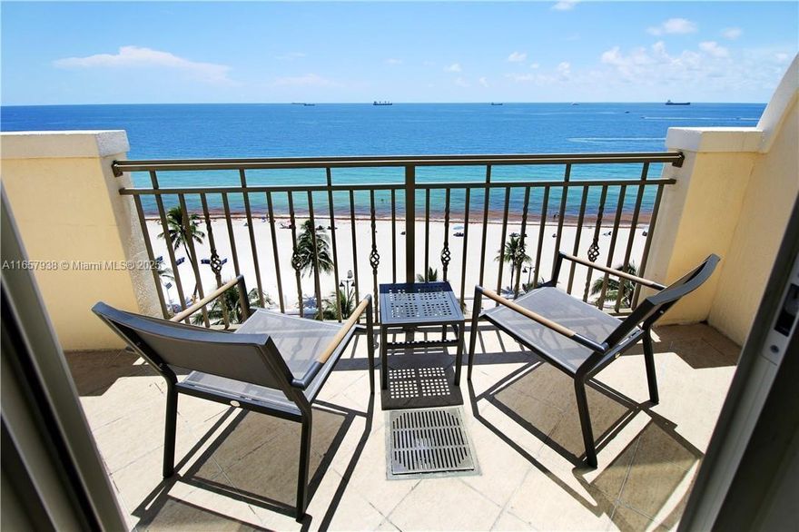 Direct Oceanfront Unit – Fully Upgraded & Turnkey Ready! Step into this stunning 1-bedroom, 2-bath condo/hotel and enjoy direct oceanfront views and a sparkling pool. Fully upgraded with designer furniture, this unit offers luxury living plus the potential to offset costs through a flexible rental program. Enjoy the beach and nightlife when you’re here, and earn rental income when you’re away.
The prestigious Atlantic Hotel & Residences provides 5-star amenities: concierge, 24/7 doorman, oceanfront pool and bar, luxury spa, fitness center, and fine dining. Rent through VRBO, Airbnb, VaCasa, or the Atlantic Hotel to maximize your returns. This rare opportunity won’t last! Call or text today for a private tour or request a video to explore this unique unit.