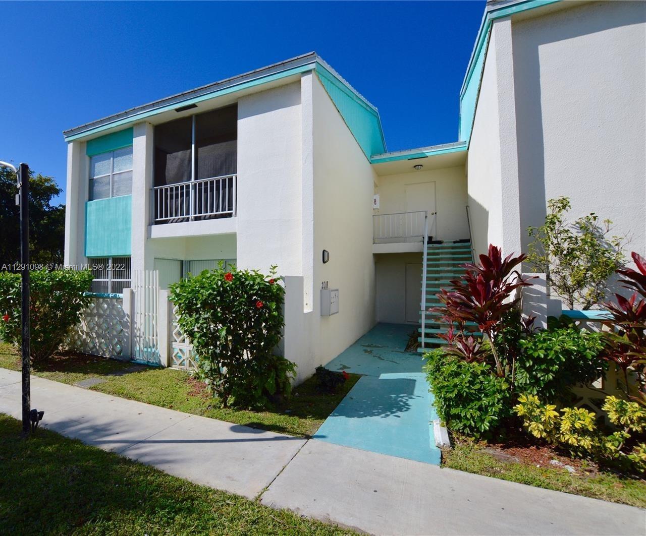Great opportunity, 1,150 square foot condo features 2 bedrooms and 2 bathrooms, tile floor. New kitchen cabinets installed in 2021, new appliances. New electrical panel, installed 2022.
Nearby schools include Lauderhill 6-12 Stem-Med Magnet School, Sar Shalom Hebrew Academy and Castle Hill Elementary School, close to the restaurants, shops, and supermarkets, easy access to major highways.