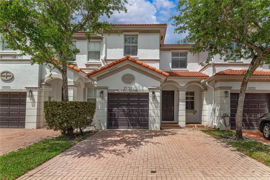 Now Available in Islands at Doral! Come see this charming Townhome consisting of 3 bedrooms, 2.5 bath, 1,531 (sqft), -clean residence with a spacious layout and great back patio!  New interior paint!! This is the perfect home for those looking for space and best of it’s move in ready. Property is being sold “as-is” with right to inspect. It is the buyers and buyer’s agent responsibility to verify all room measurements, utilities info, lot size, schools zoning, building addition permits, building materials, along with all property information in this listing. All room measurements and dimensions are estimates.